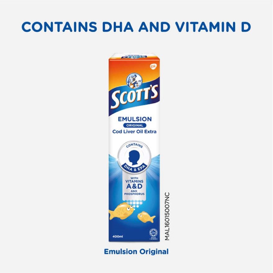 Emulsion Cod Liver Oil Original DHA & EPA 200ML