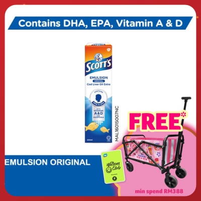 SCOTT'S Emulsion Cod Liver Oil Original DHA & EPA 200ML