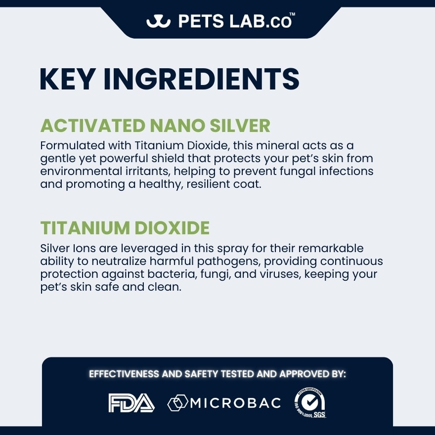 N'1 Pet Ear Cleanser Nano Silver Spray 100ml