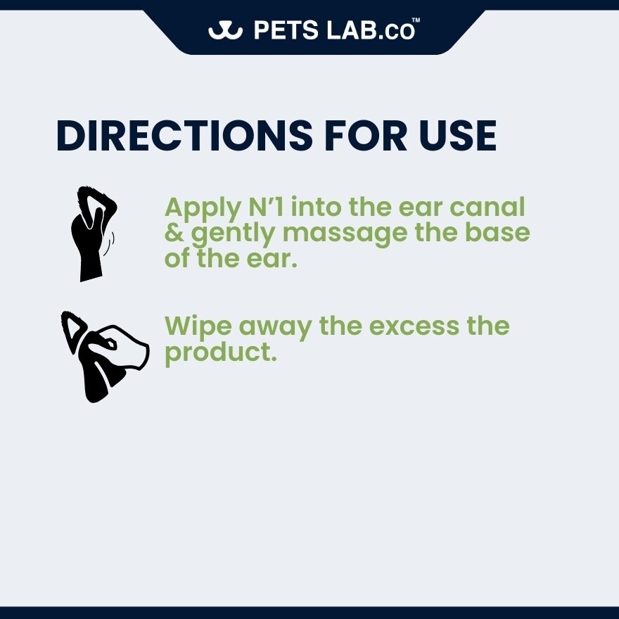 N'1 Pet Ear Cleanser Nano Silver Spray 100ml