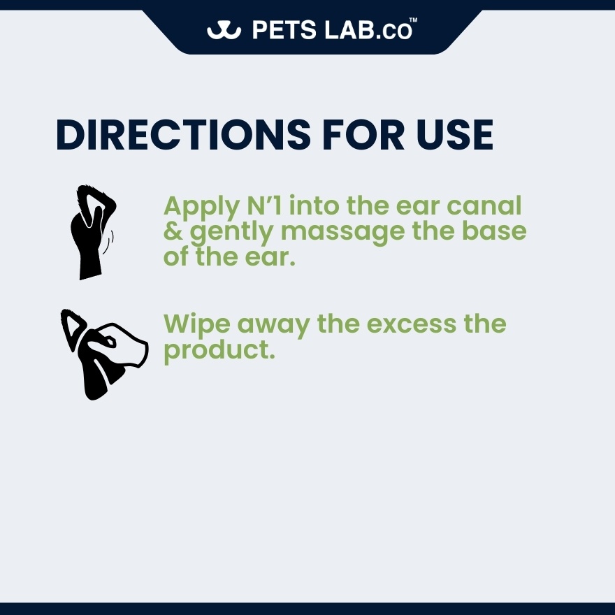 N'1 Pet Ear Cleanser Nano Silver Spray 100ml