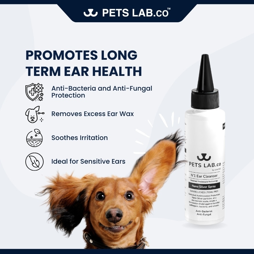 N'1 Pet Ear Cleanser Nano Silver Spray 100ml