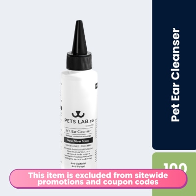 PETS LAB CO - N'1 Pet Ear Cleanser Nano Silver Spray 100ml