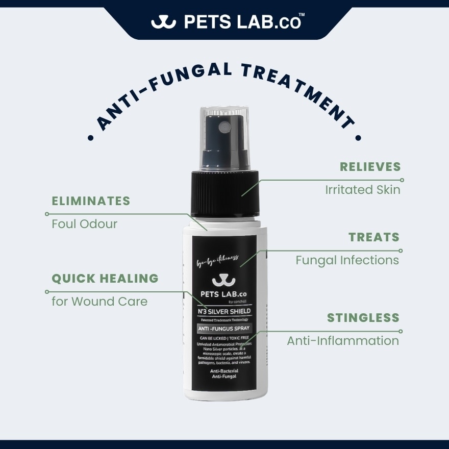 N'3 Silver Shield Anti-Fungal Spray 50ml