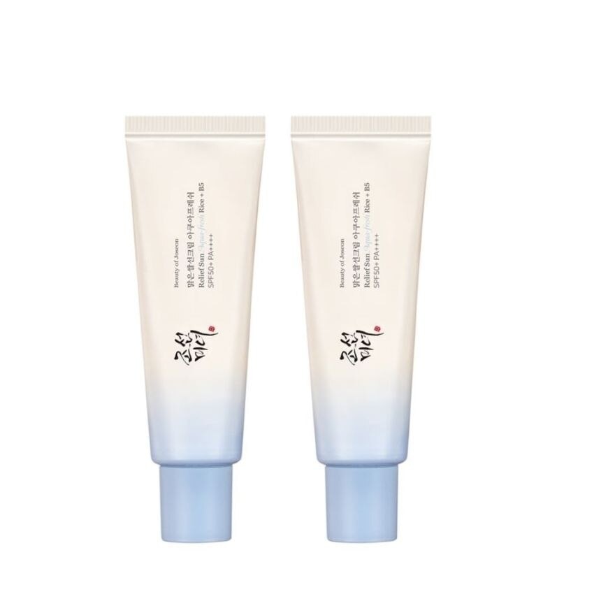 Relief Sun: Aqua Fresh + Rice SPF50+PA++++ 50ml (Duo Set)