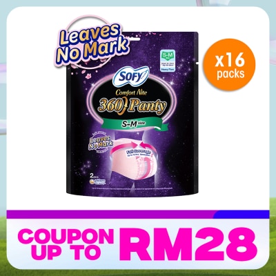 SOFY  Comfort Night Panty S-M 2S x16