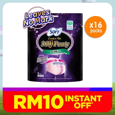 SOFY  Comfort Night Panty S-M 2S x16