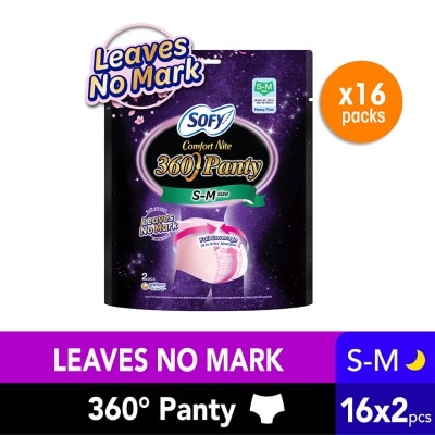 SOFY  Comfort Night Panty S-M 2S x16