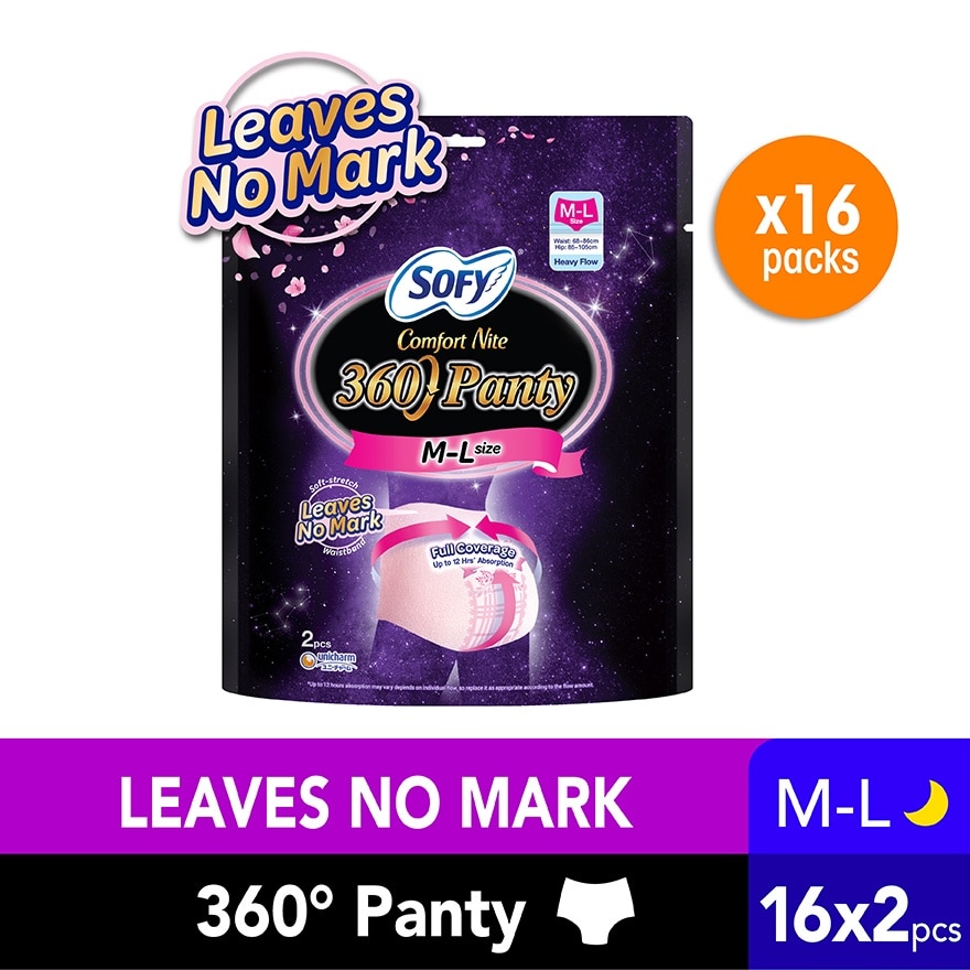  Comfort Night Panty M-L 2S x16