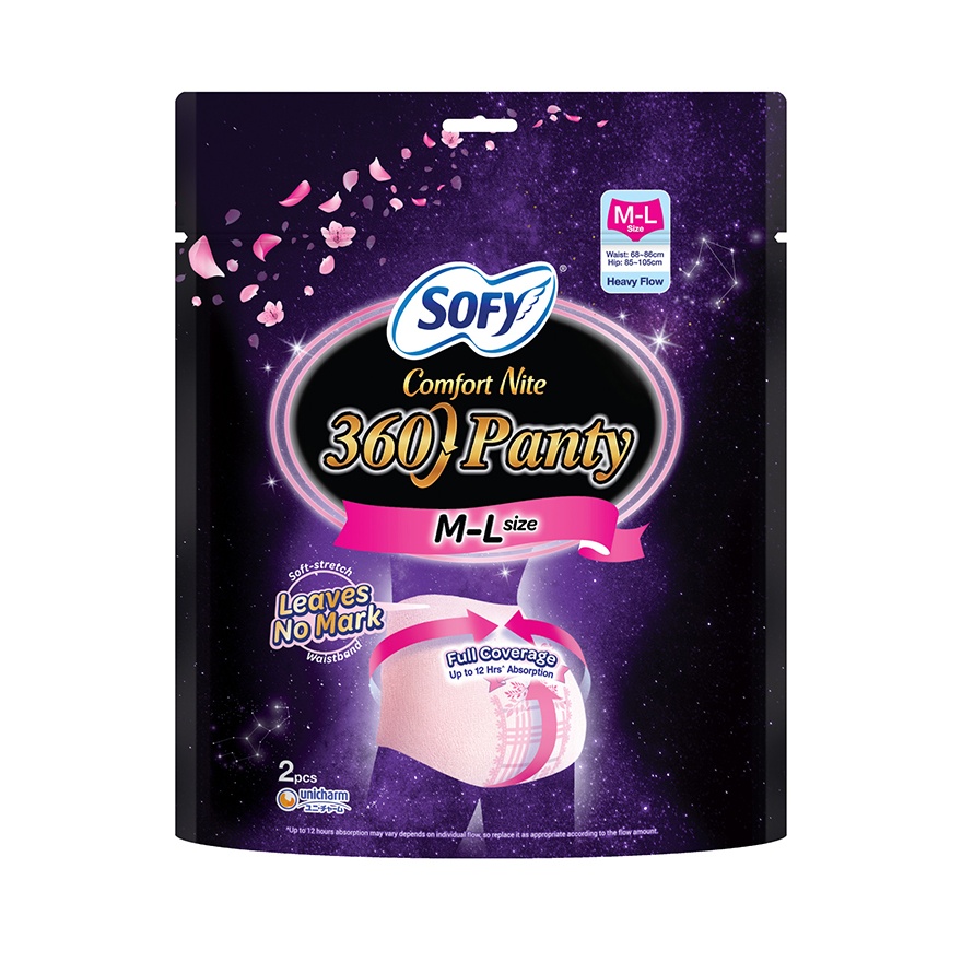 Comfort Night Panty M-L 2S x16