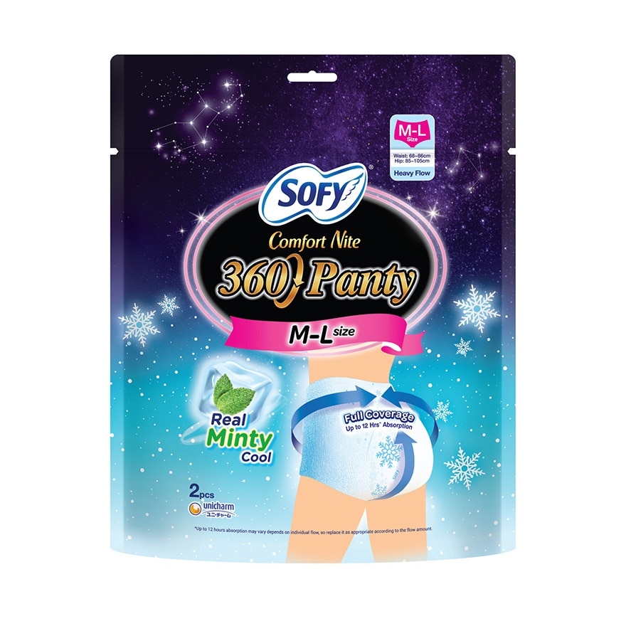  Comfort Night Cool Panty M-L 2S x14