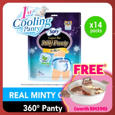 SOFY  Comfort Night Cool Panty L-XL 2Sx14