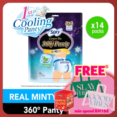 SOFY  Comfort Night Cool Panty L-XL 2Sx14