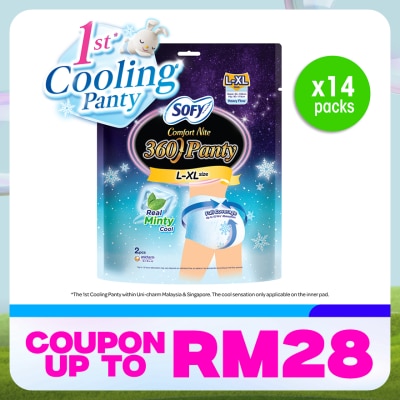 SOFY  Comfort Night Cool Panty L-XL 2Sx14