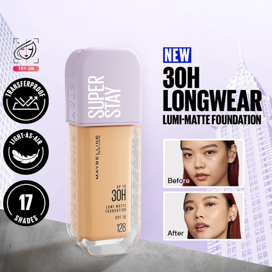 Superstay Lumi Matte Liquid Foundation 110 & Fixer Spray Set image