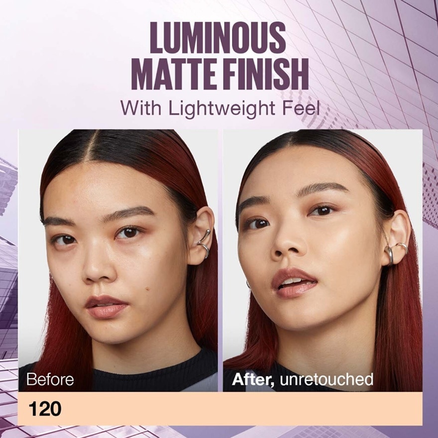Superstay Lumi Matte Liquid Foundation 110 & Fixer Spray Set
