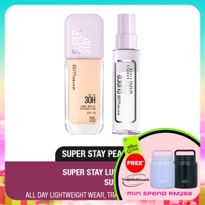 MAYBELLINE - Superstay Lumi Matte Liquid Foundation 115 & Fixer Spray Set