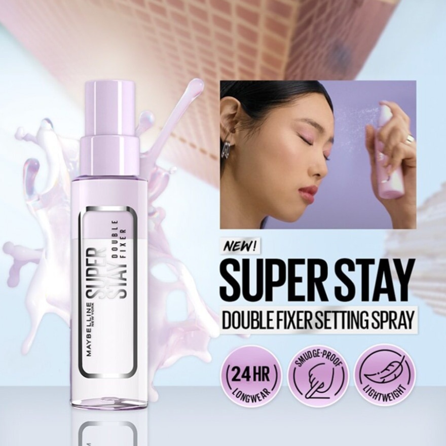 Superstay Lumi Matte Liquid Foundation 120 & Fixer Spray Set
