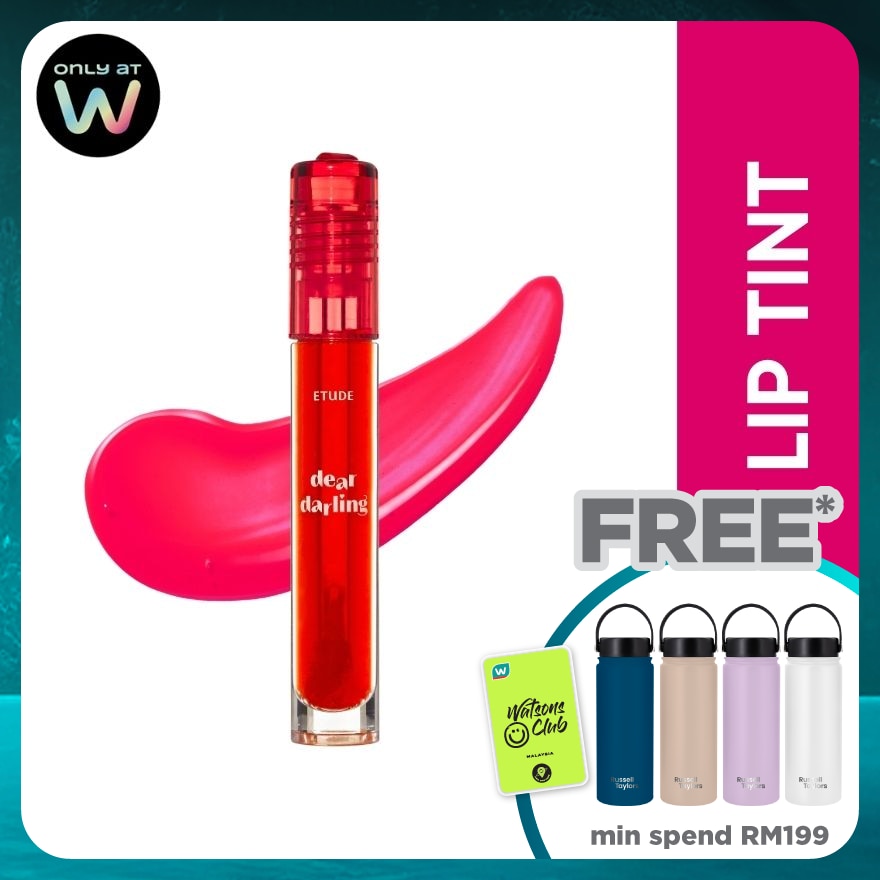 ETUDE HOUSE Dear Darling Water Gel Tint 01 Tangerine Red