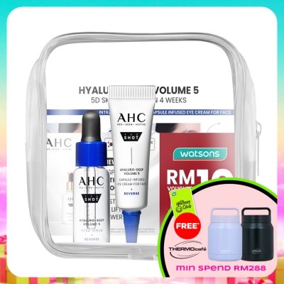 AHC - [Not For Sale] Hyaluro-Deep Volume 5 Intra-Serum 5ml & Eye Cream 5ml + RM10 Voucher set