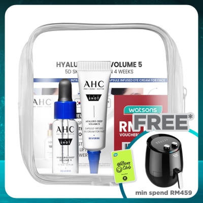 AHC [Not For Sale] Hyaluro-Deep Volume 5 Intra-Serum 5ml & Eye Cream 5ml + RM10 Voucher set