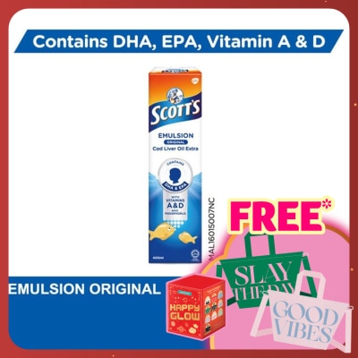 SCOTT'S Emulsion Cod Liver Oil Original DHA & EPA 400ML