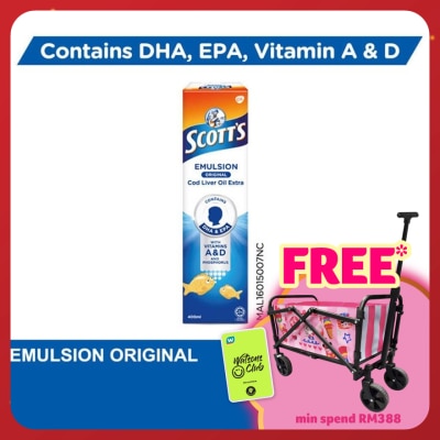 SCOTT'S Emulsion Cod Liver Oil Original DHA & EPA 400ML