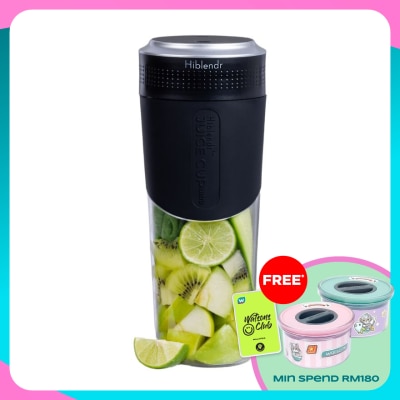 HI BLENDR Juice Cup Ultra - Premium Portable Blender (Midnight Black) 1s