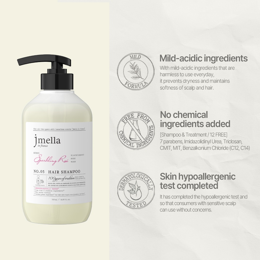 Sparkling Rose Hair Shampoo 500ml image