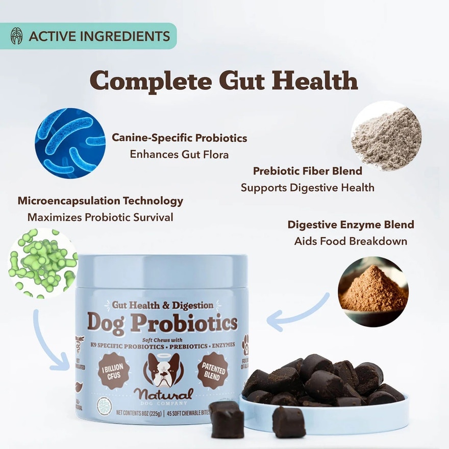 Dog Probiotics 225g 45s