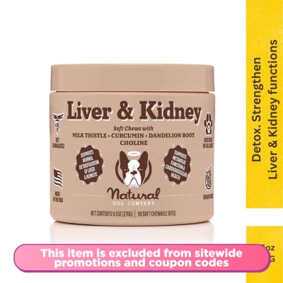 NATURAL DOG COMPANY - Liver and Kidney 270g 90s
