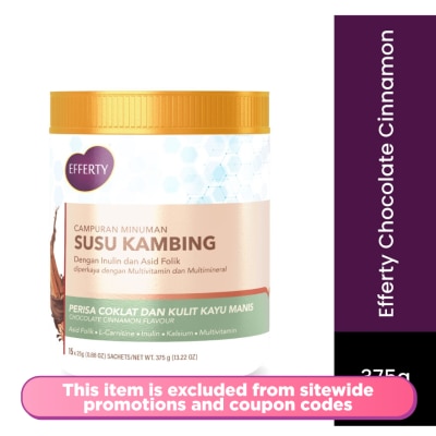 EFFERTY - Chocolate Cinnamon Goat Milk 375g