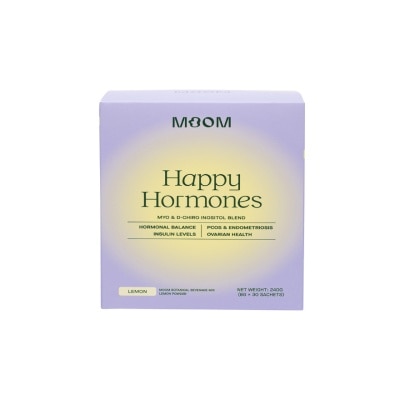 MOOM Happy Hormones Myo and D Chiro Inositol Blend Lemon Powder 30s