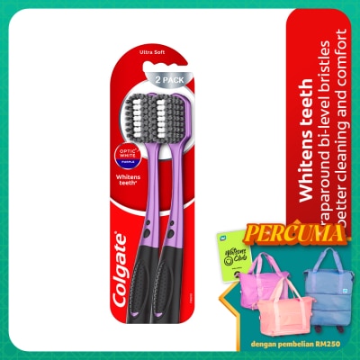 COLGATE - Colgate Optic White Purple Toothbrush 2s