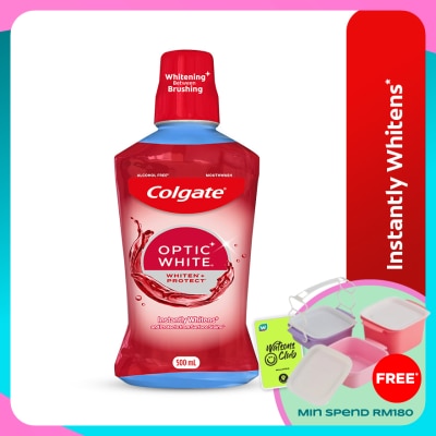 COLGATE Colgate Optic White Whitening Mouthwash 500ml
