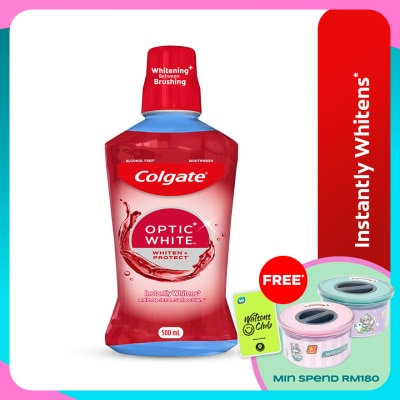 COLGATE Colgate Optic White Whitening Mouthwash 500ml
