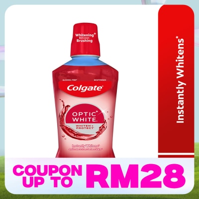 COLGATE Colgate Optic White Whitening Mouthwash 500ml