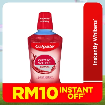 COLGATE Colgate Optic White Whitening Mouthwash 500ml