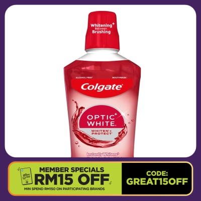 COLGATE Mouthwash Optic White 500ml