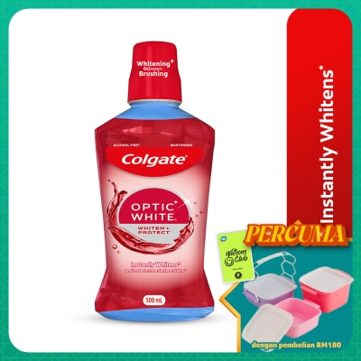 COLGATE - Colgate Optic White Whitening Mouthwash 500ml