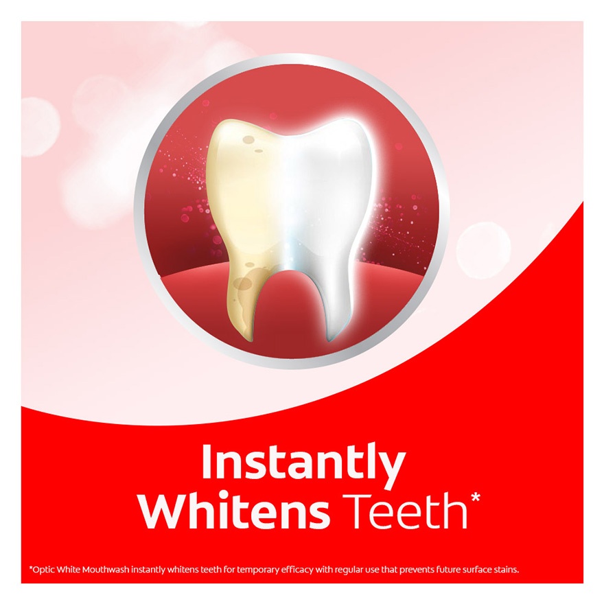Colgate Optic White Whitening Mouthwash 500ml image