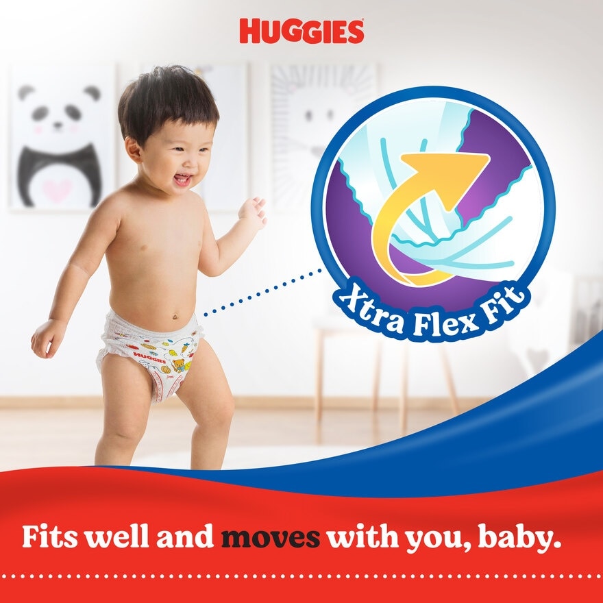 Dry Pants Diapers Value Twin Pack XXL (34SX2) - Absorbent and dry diapers for baby