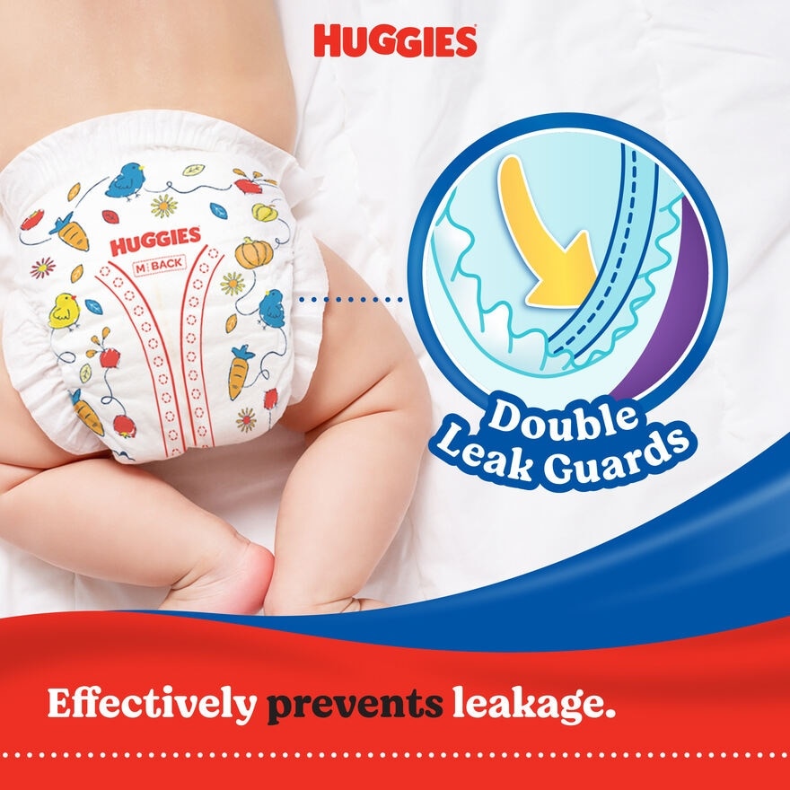 Dry Pants Diapers Value Twin Pack XXL (34SX2) - Absorbent and dry diapers for baby