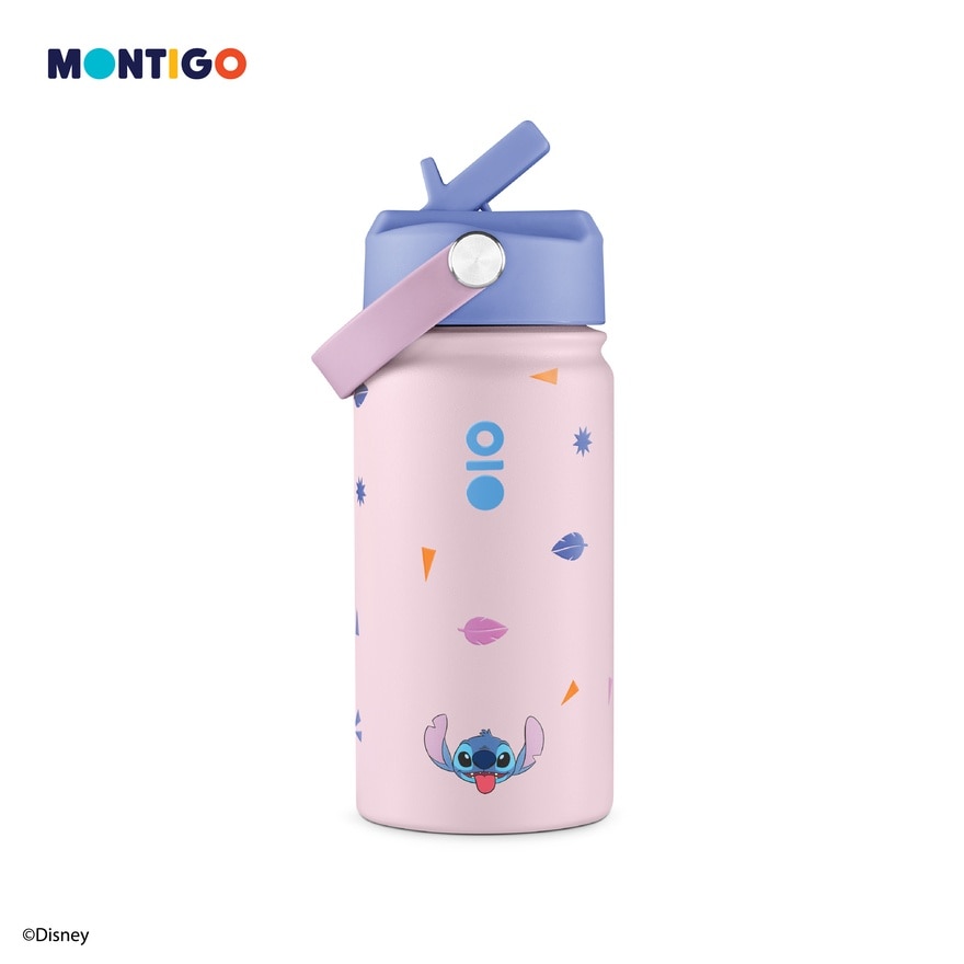 Disney Stitch Ohana Pink Mini Ace Bottle 14oz