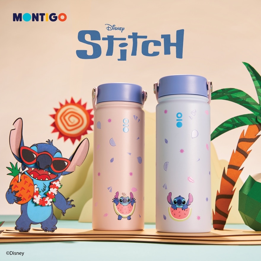 Disney Stitch Aloha Blue Ace Bottle 18oz