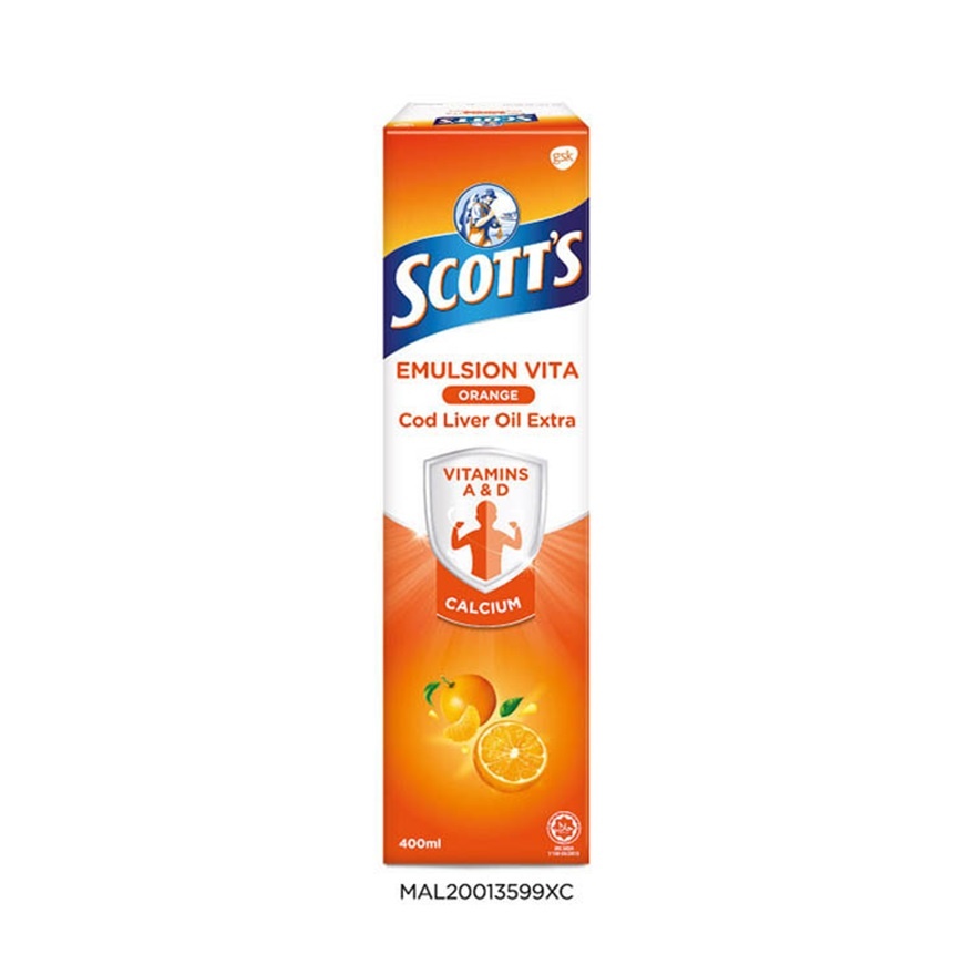 Emulsion Cod Liver Oil Orange Vit A & D 400ML image