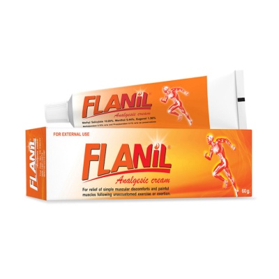 FLANIL - Analgesic Cream (Relief muscular discomforts & pain) 60g