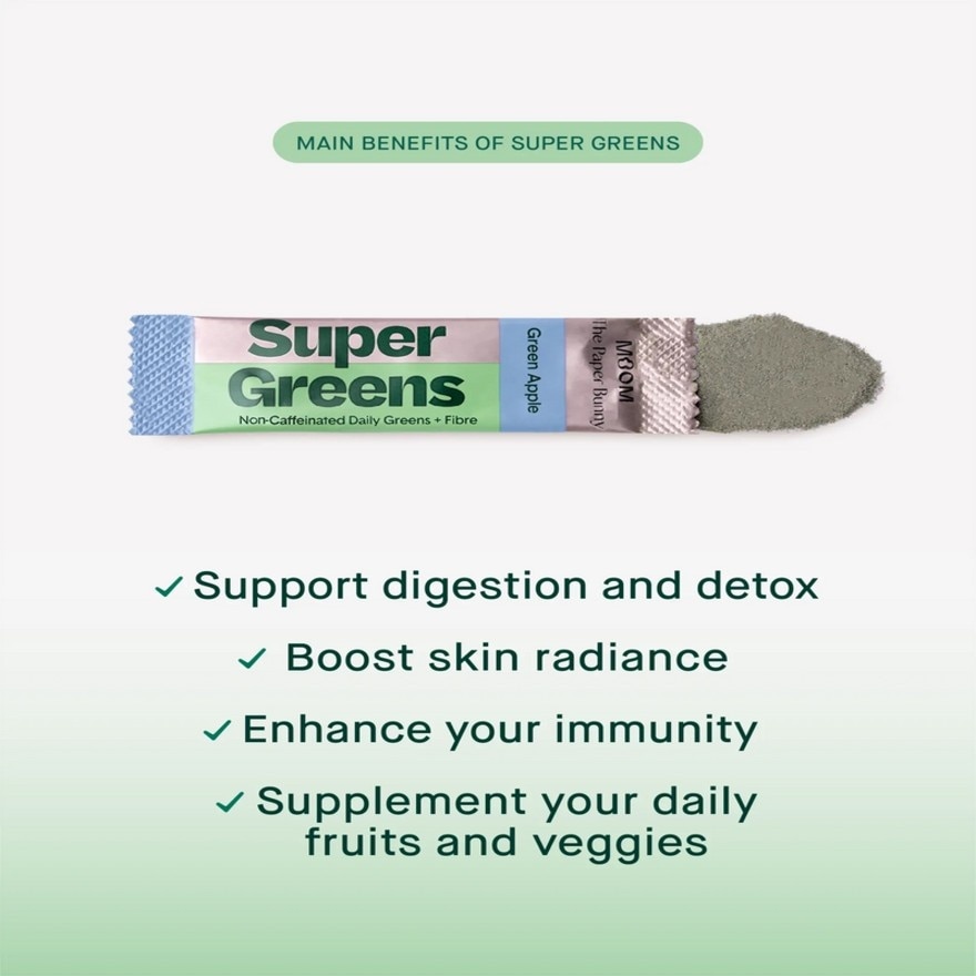 Botanical Beverage Mix Broccoli with Spinach and Celery Powder, Super Greens (Non Caffinated) 30s