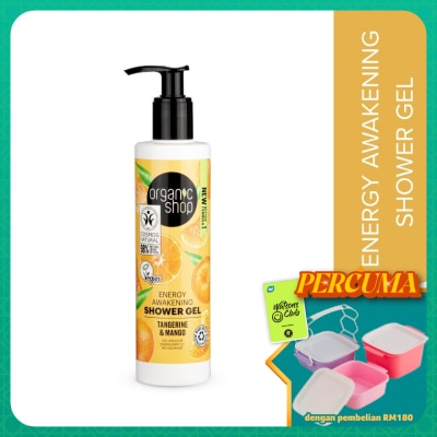 ORGANIC SHOP - Organic Shop Energy Awakening Shower Gel Tangerine and Mango 280 ml