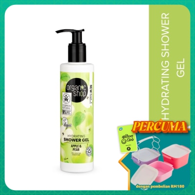ORGANIC SHOP - Organic Shop Hydrating Shower Gel Apple & Pear 280ml